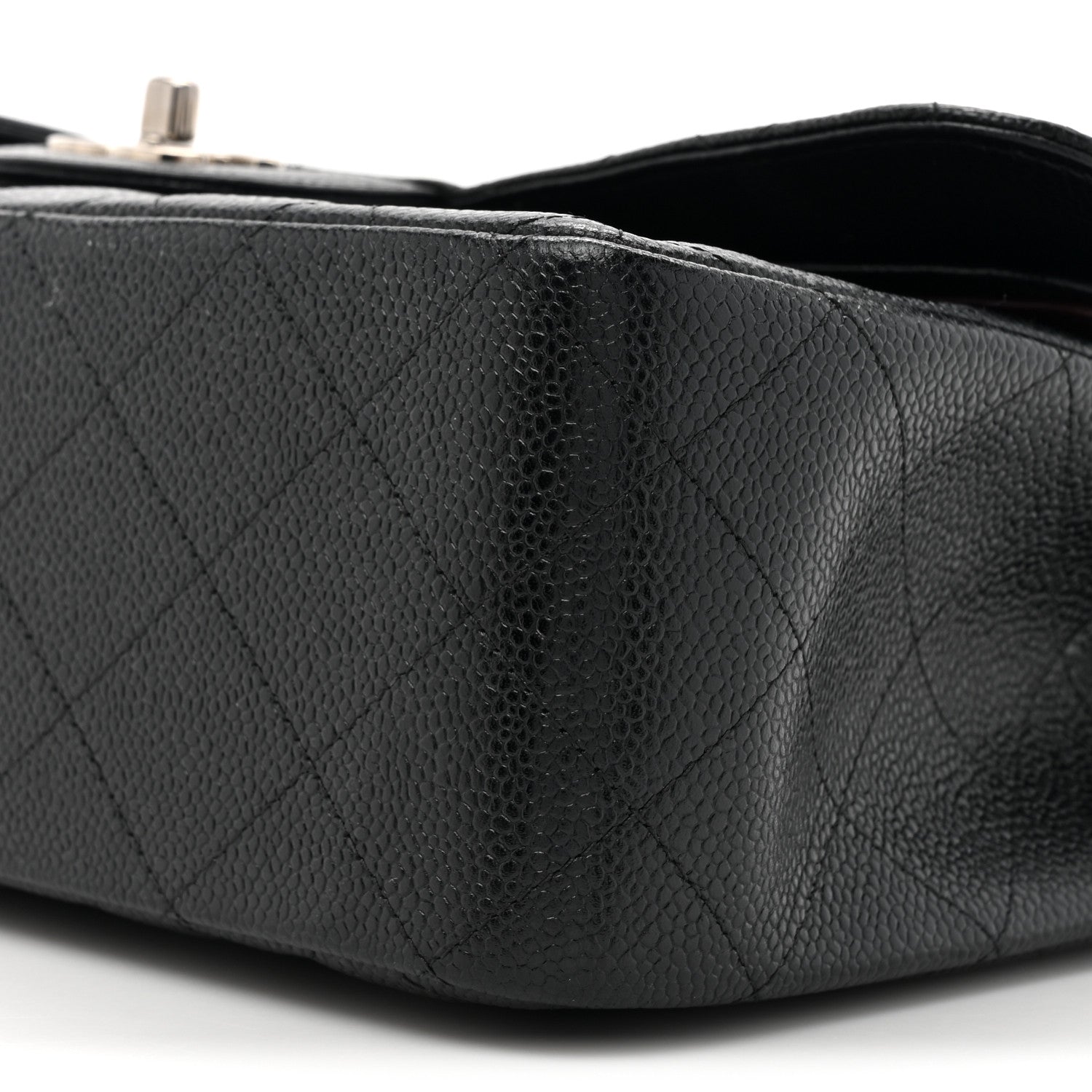 Chanel Caviar Quilted Jumbo Double Flap Black 10 of 12
