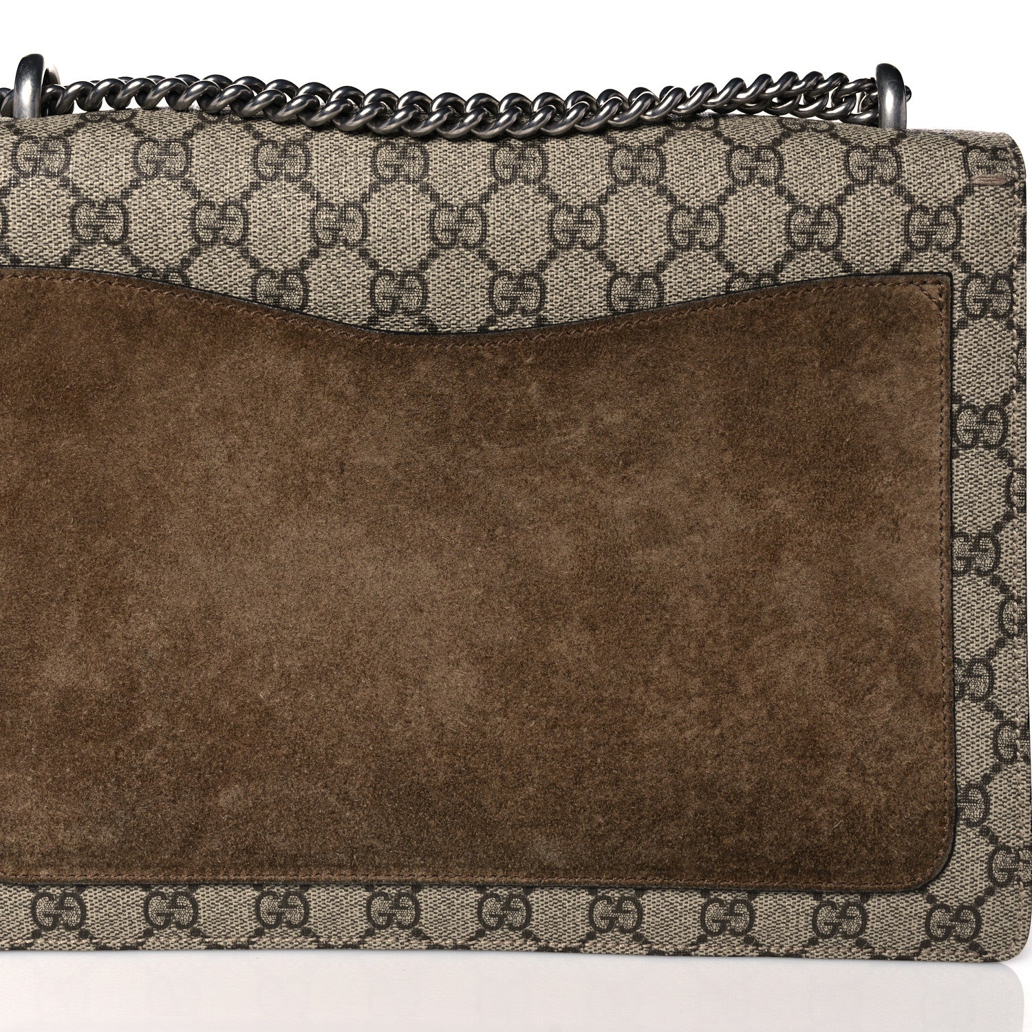 Gucci GG Supreme Monogram Medium Dionysus Shoulder Bag Taupe 11 of 12