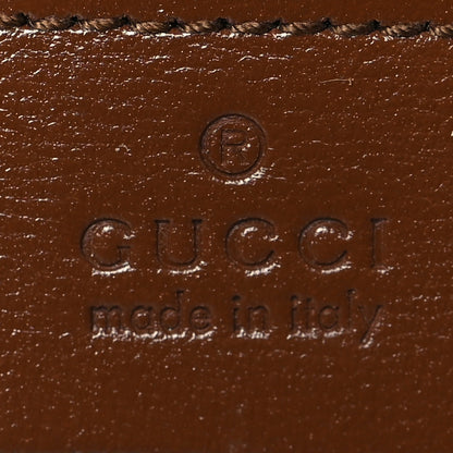Gucci GG Supreme Monogram Azalea Calfskin Web Small Jackie 1961 Hobo Beige Ebony Brown Sugar 6 of 10