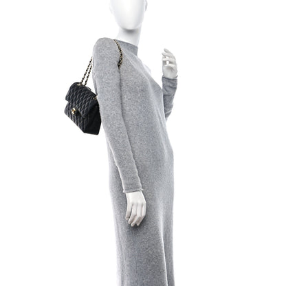 Chanel Caviar Quilted Medium Double Flap Black 2 of 11