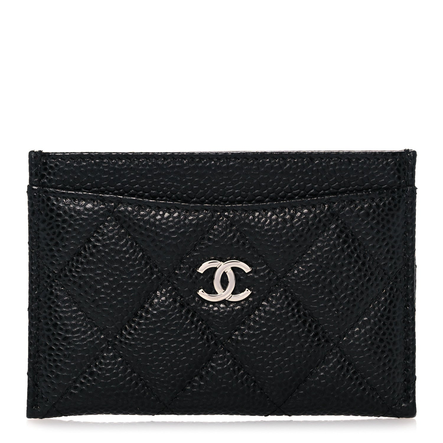 Chanel Caviar Quilted Card Holder Black 1 of 9