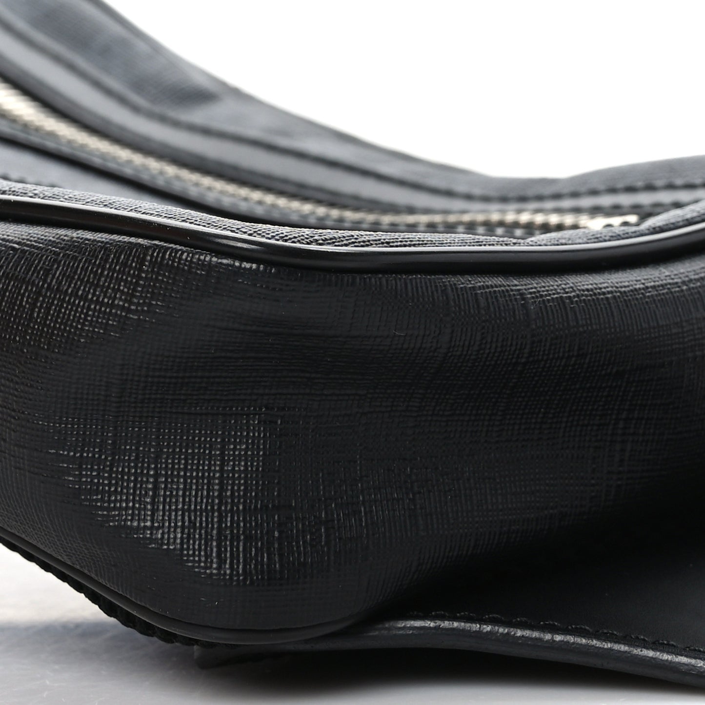 Soft GG Supreme Monogram Web Belt Bag Black Grey