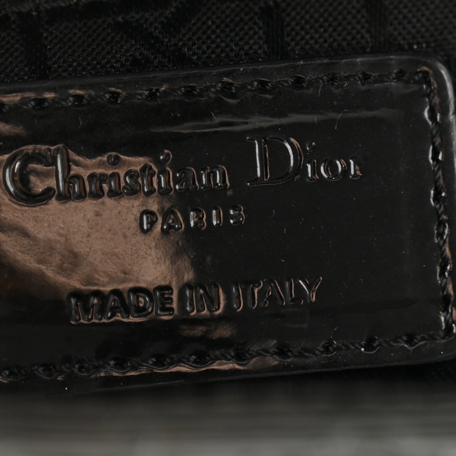 Christian Dior Patent Cannage Mini Lady Dior Black 6 of 12