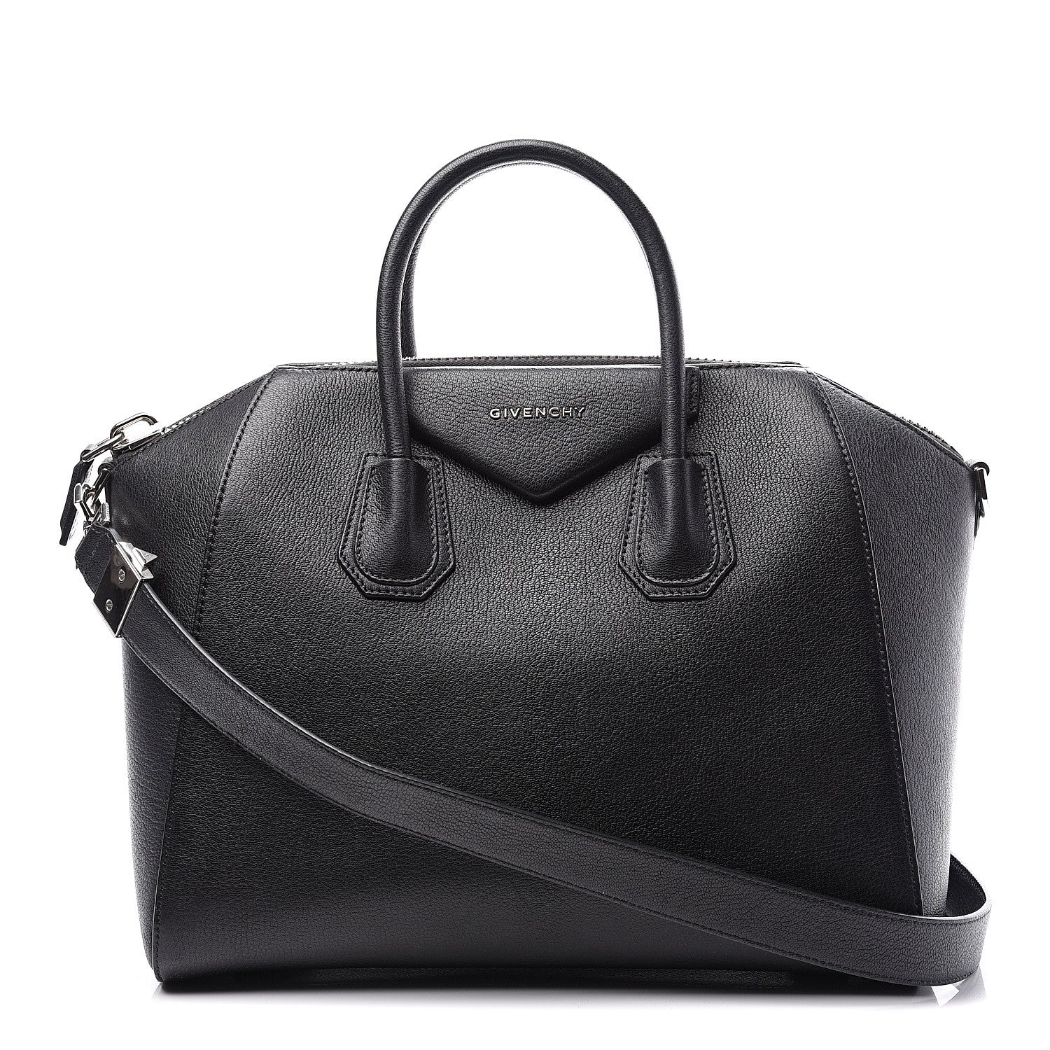 Givenchy Sugar Goatskin Medium Antigona Black 1 of 9