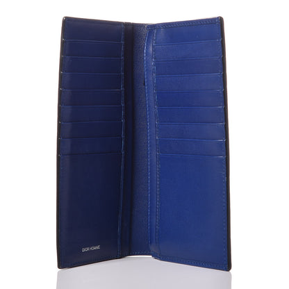 Christian Dior HOMME Calfskin Ribbed Wallet Black 5 of 8