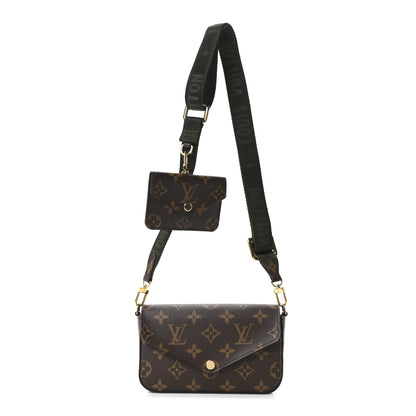 Louis Vuitton Monogram Felicie Strap & Go Kaki 1 of 9