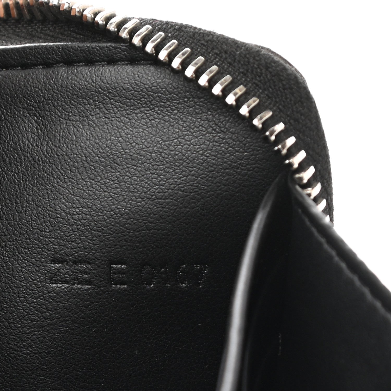 Givenchy Calfskin Logo Star Embossed Zip Around Wallet Black 7 of 8