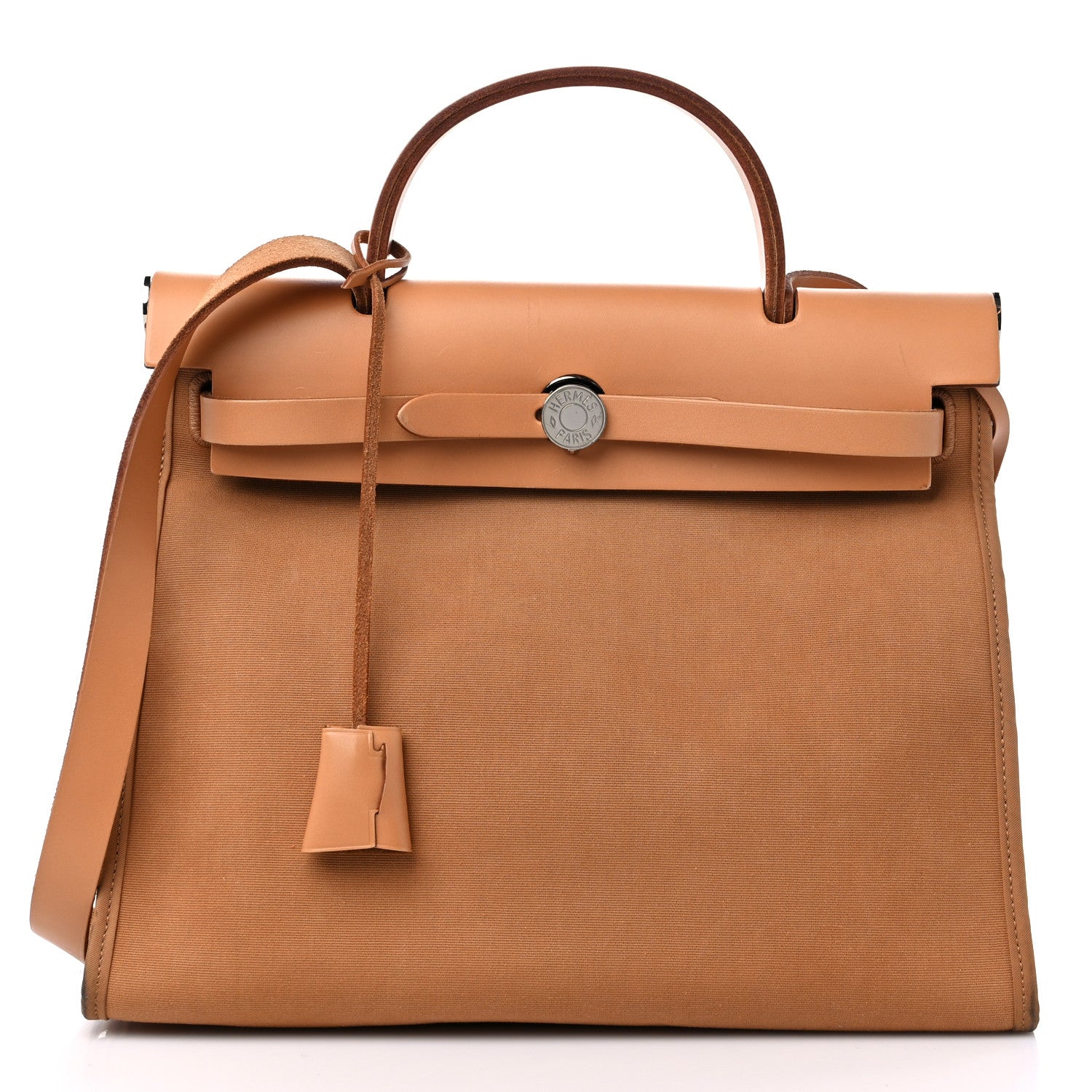 Hermes Toile Vache Hunter Herbag Zip 31 PM Natural Orange 3 of 17