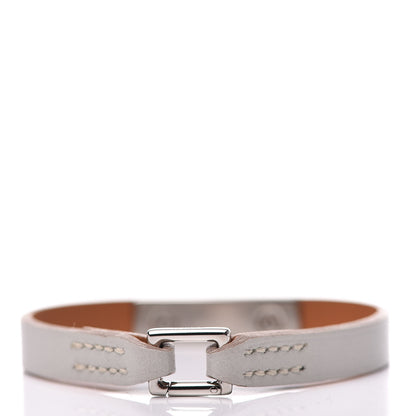 Hermes Tadelakt Micro Kelly Bracelet S Gris Perle 3 of 7