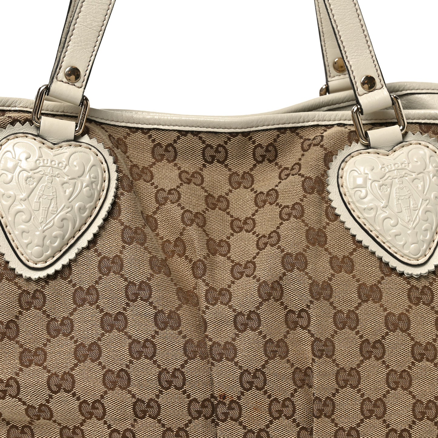 Monogram Large Tribeca Tote Off White