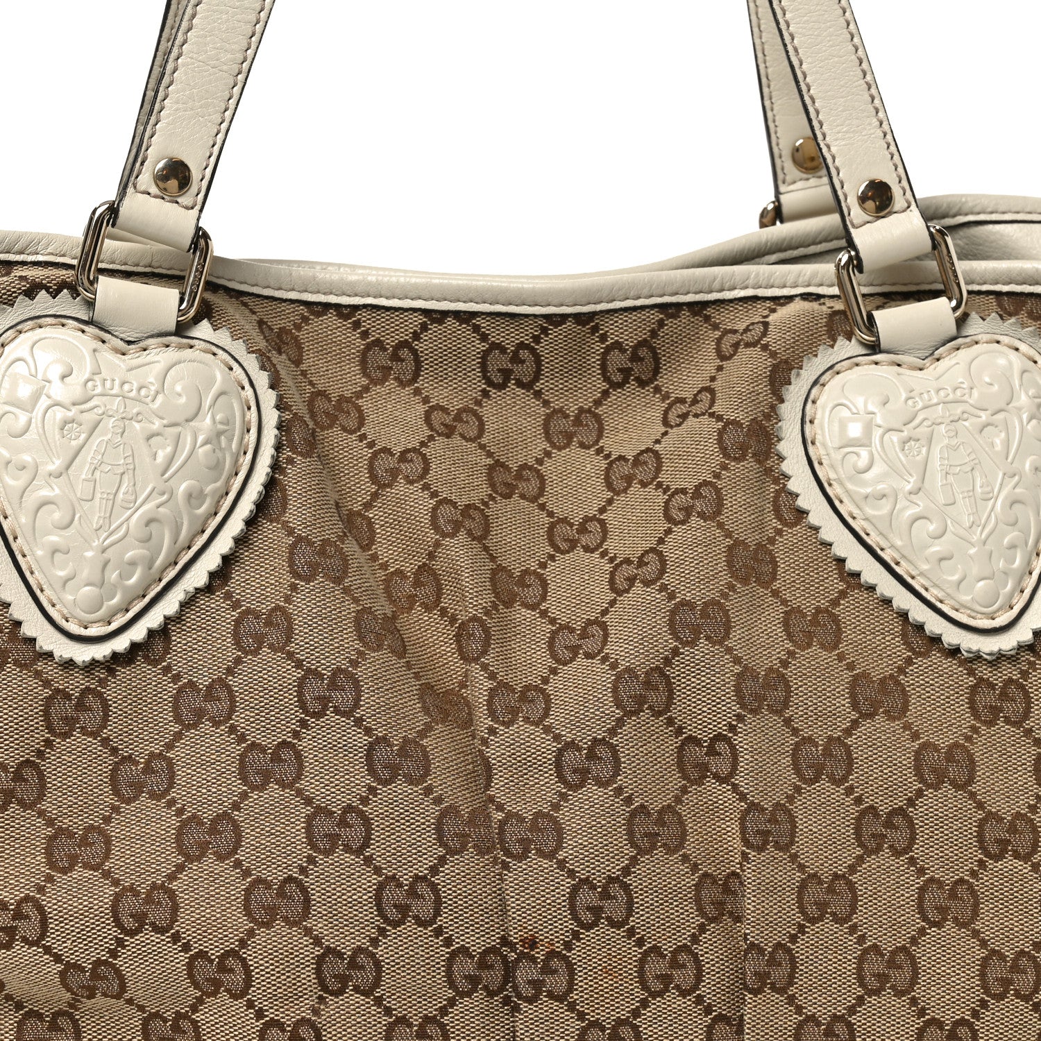 Gucci Monogram Large Tribeca Tote Off White 8 of 10