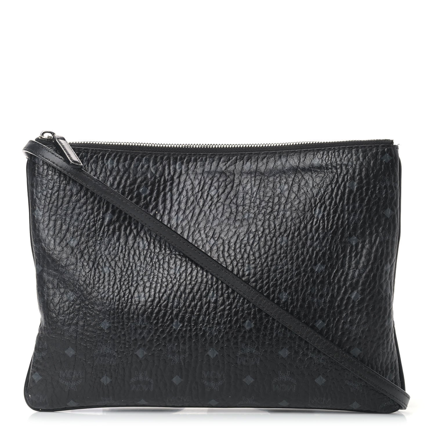 MCM Visetos Crossbody Pouch Black 1 of 13