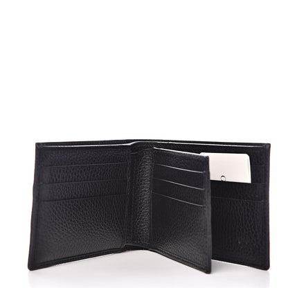 Gucci Nylon Monogram Bi-Fold Wallet Black 5 of 7