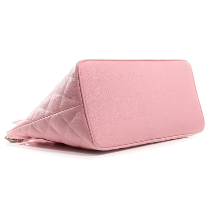 Chanel Caviar Medallion CC Tote Light Pink 4 of 7