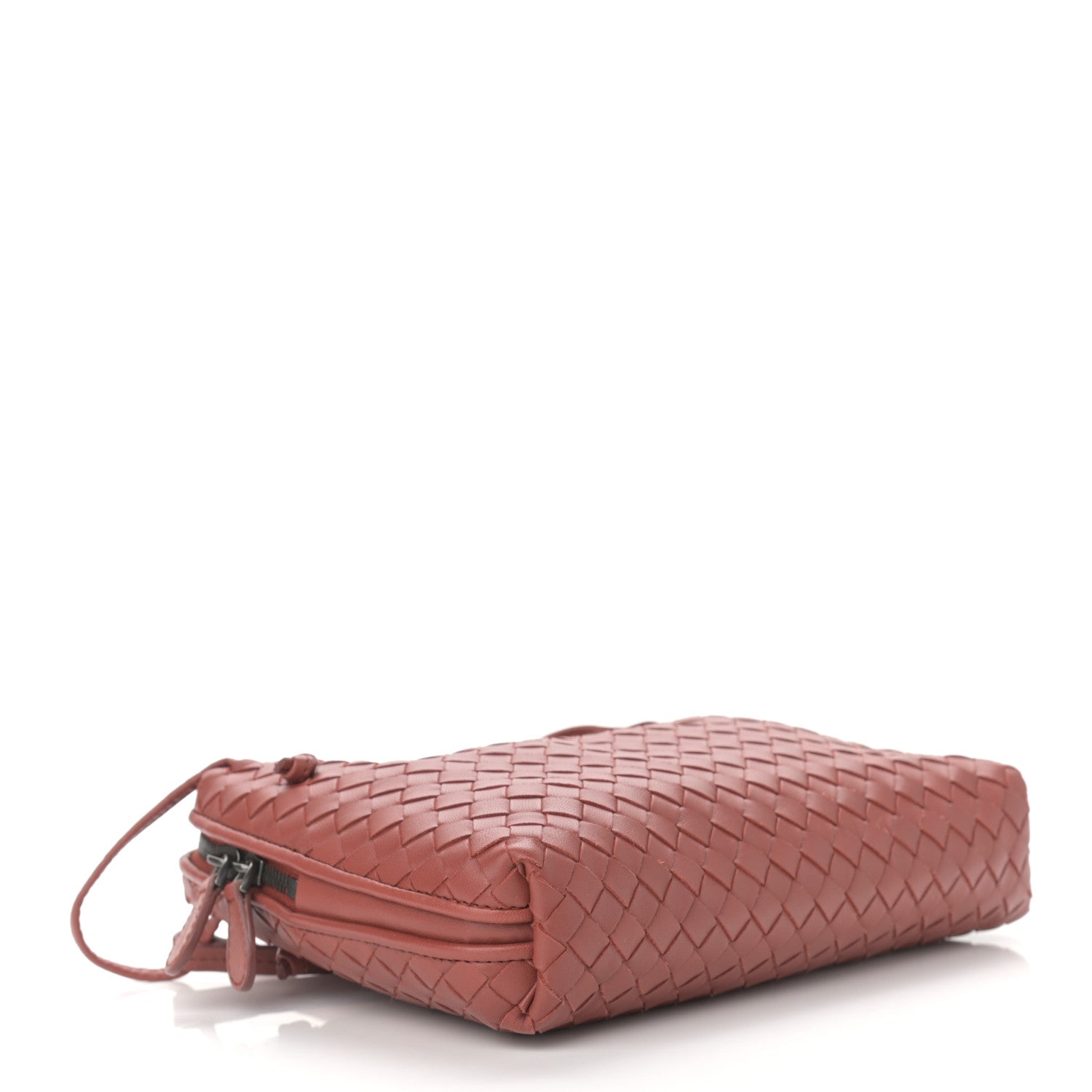 Bottega Veneta Nappa Intrecciato Nodini Crossbody Messenger Rose Pink 4 of 10