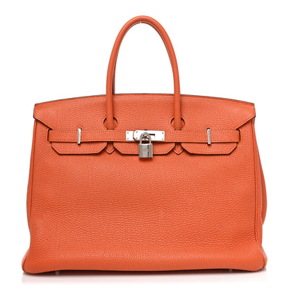 Hermes Togo Birkin 35 Orange 1 of 23