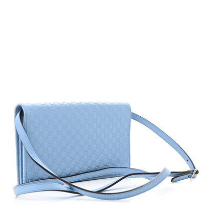 Gucci Microguccissima Crossbody Wallet Mineral Blue 3 of 9
