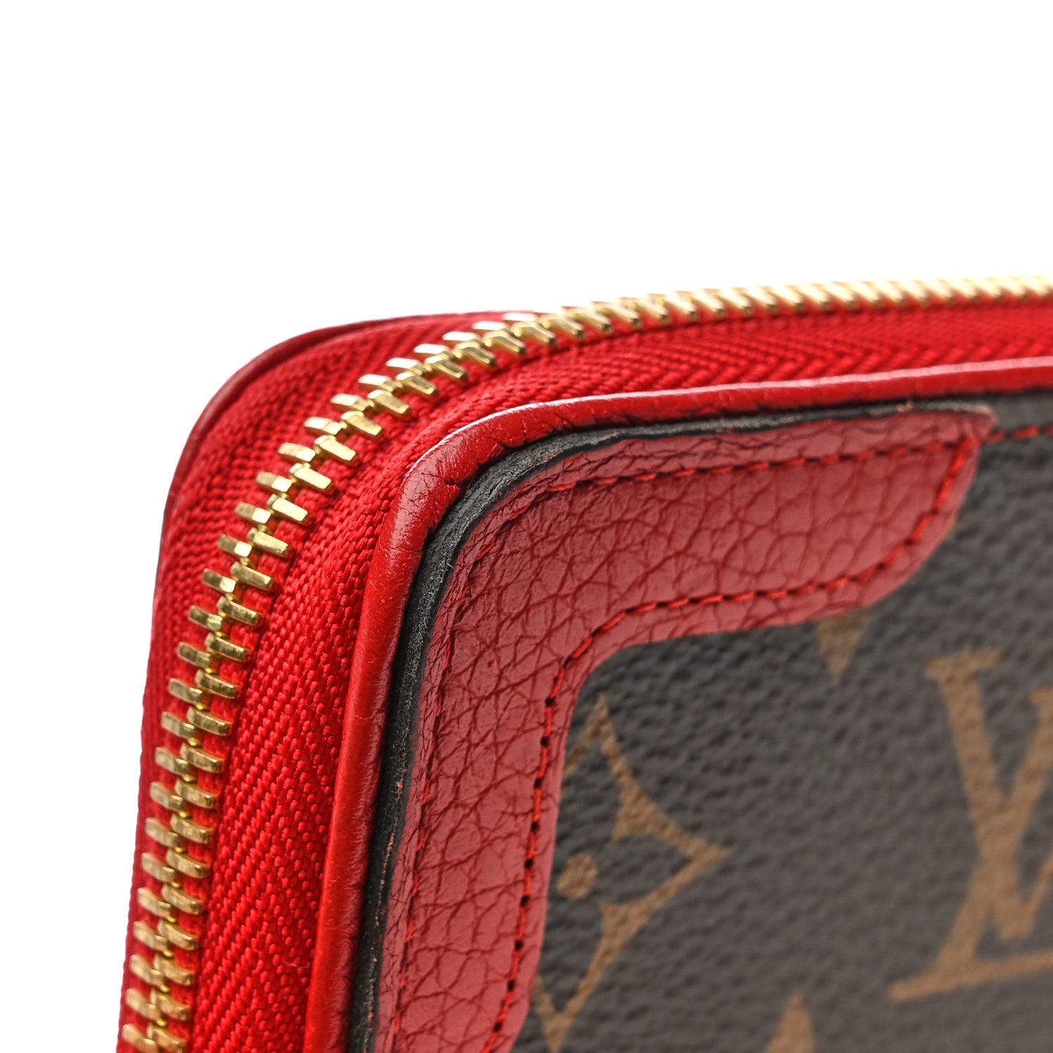 Louis Vuitton Monogram Retiro Zippy Wallet Cherry 10 of 13