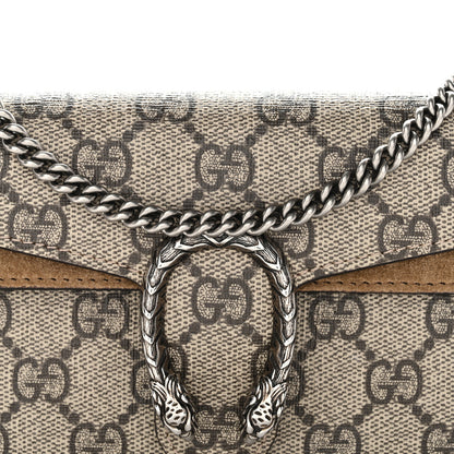 Gucci GG Supreme Monogram Super Mini Dionysus Shoulder Bag Taupe 7 of 10