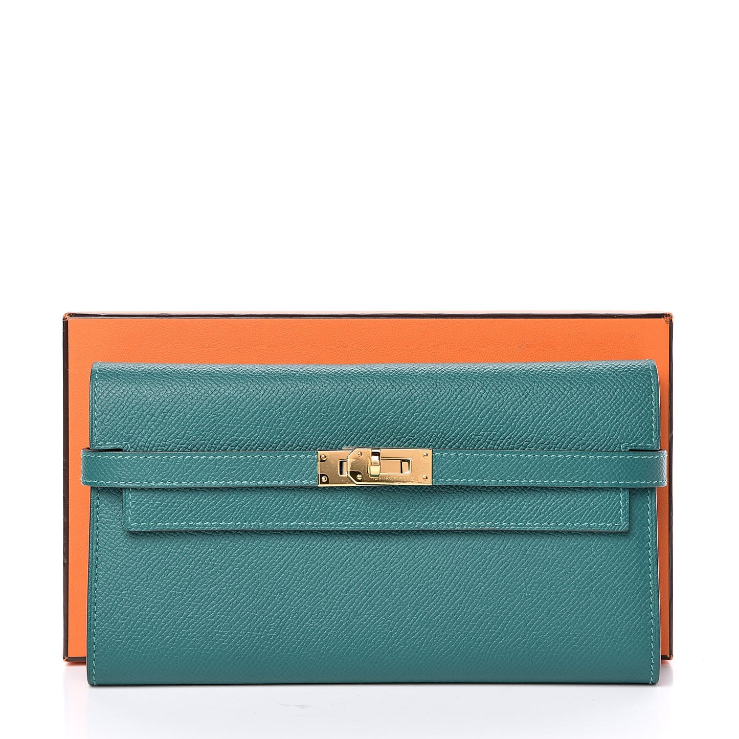 Epsom Kelly Longue Wallet Malachite
