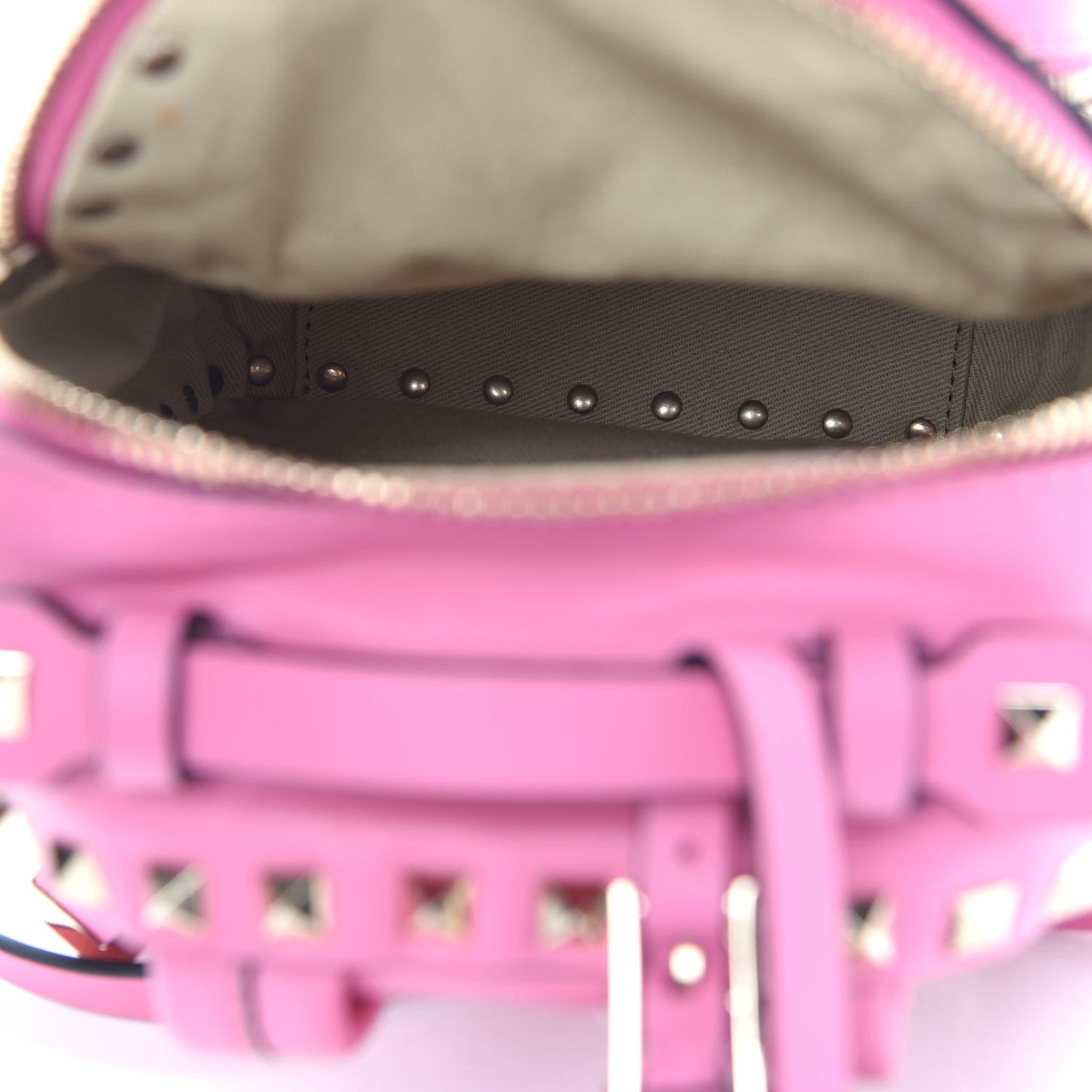 Calfskin Mini Rockstud Backpack Ninphea