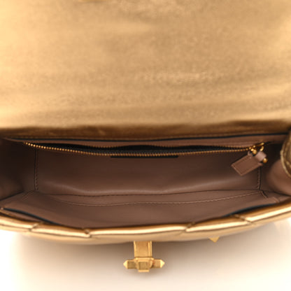 Valentino Garavani Nappa Medium Roman Stud Shoulder Bag Antique Brass 7 of 10