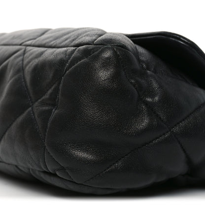 Chanel Lambskin Quilted Maxi Chanel 19 Flap Black 10 of 10