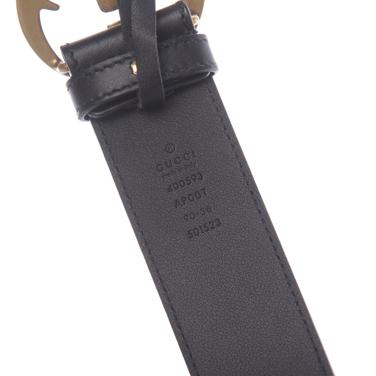 Calfskin Double G 40mm Belt 90 36 Black