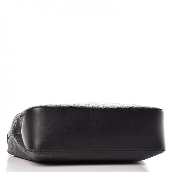 Gucci Guccissima Signature Large Linea A Hobo Black 5 of 9