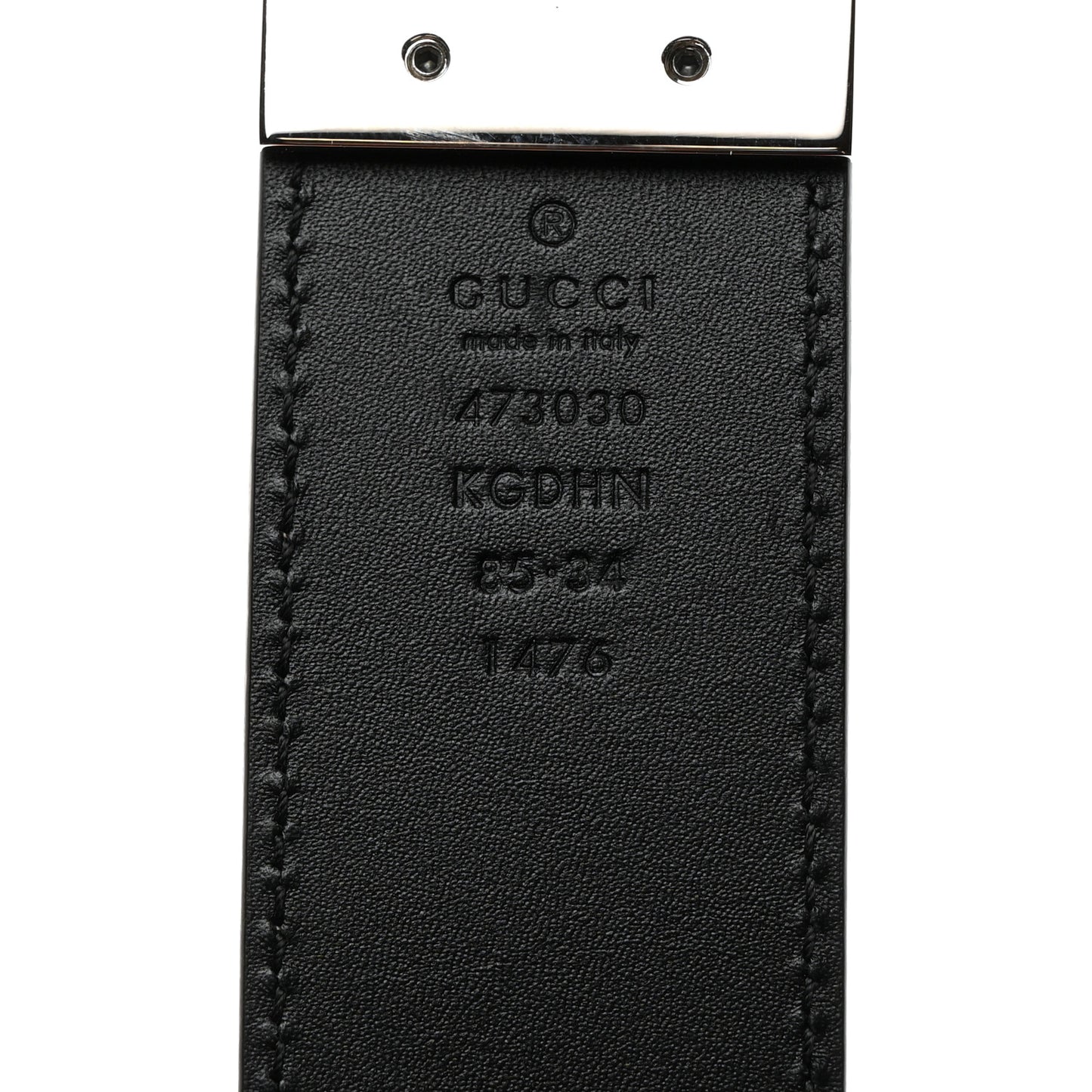 GG Supreme Monogram Selleria Interlocking G 37mm Belt 85 34 85 34 Beige Ebony Black