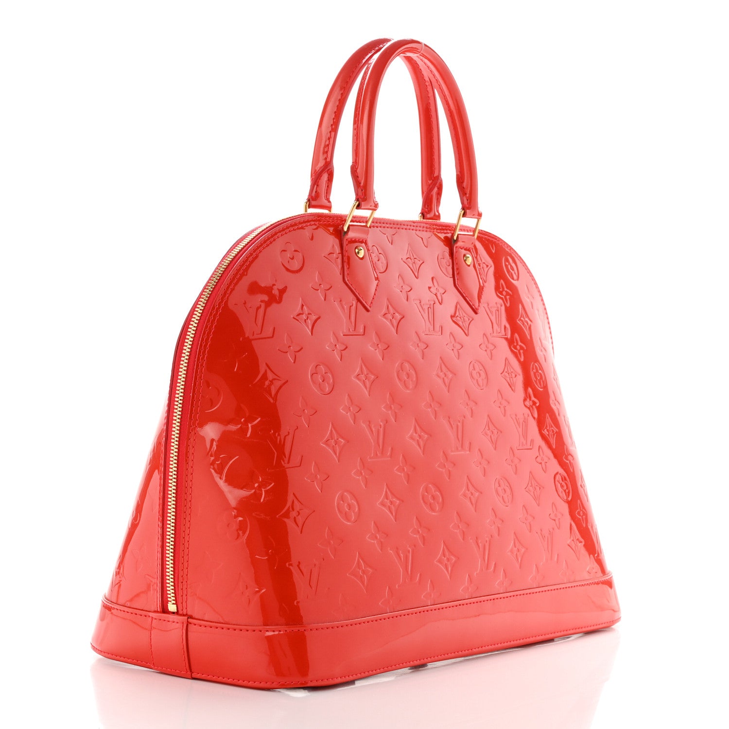 Louis Vuitton Vernis Alma GM Rouge Grenadine 3 of 9