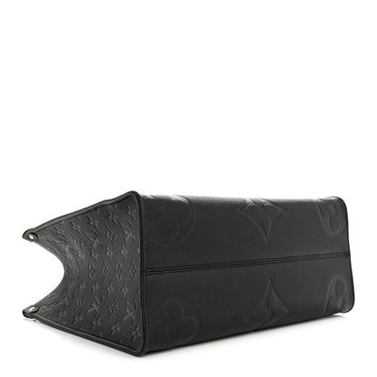 Louis Vuitton Empreinte Monogram Giant Onthego MM Black 4 of 12