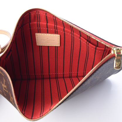 Louis Vuitton Monogram Neverfull MM GM Pochette Cherry 5 of 6