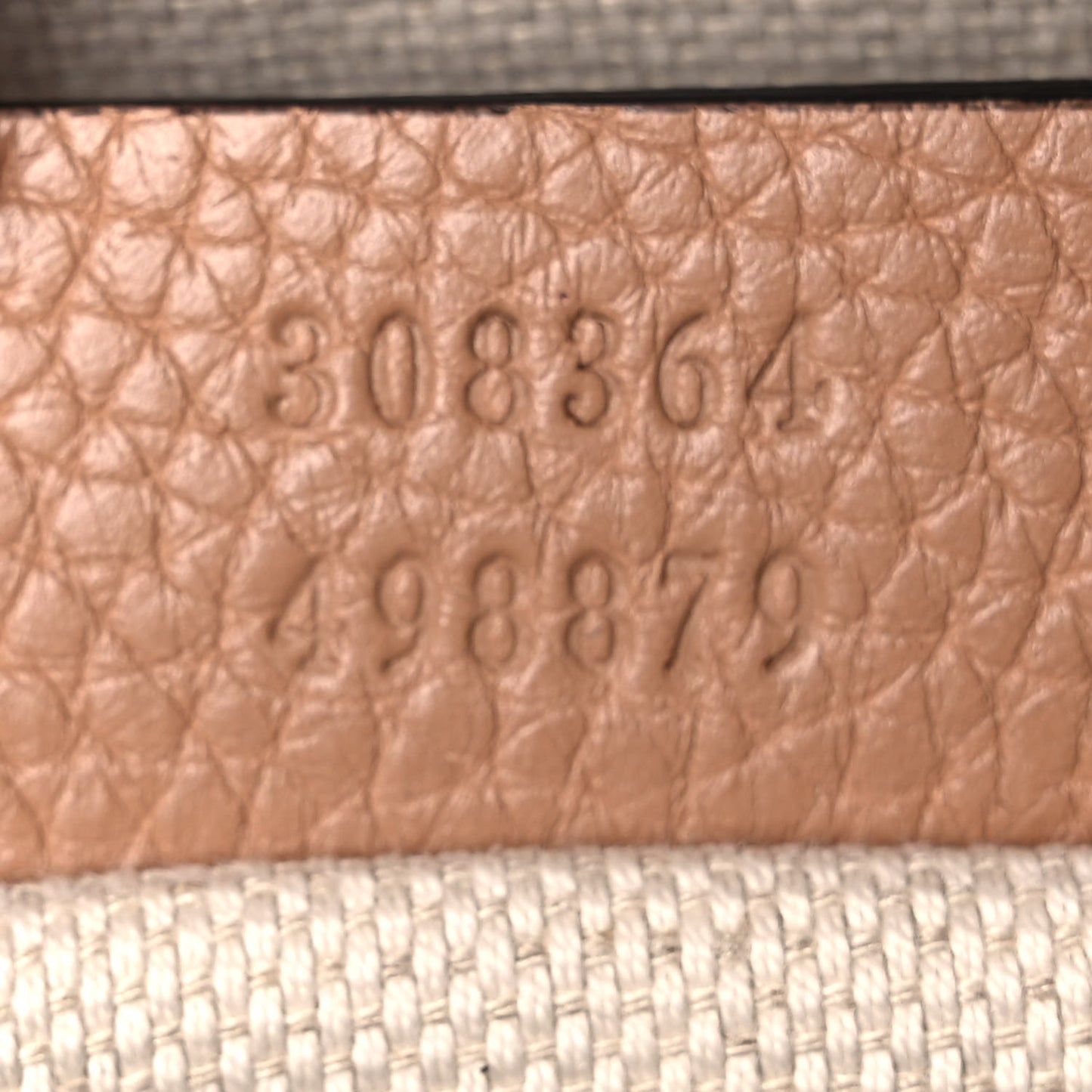 Pebbled Calfskin Small Soho Disco Bag Camelia
