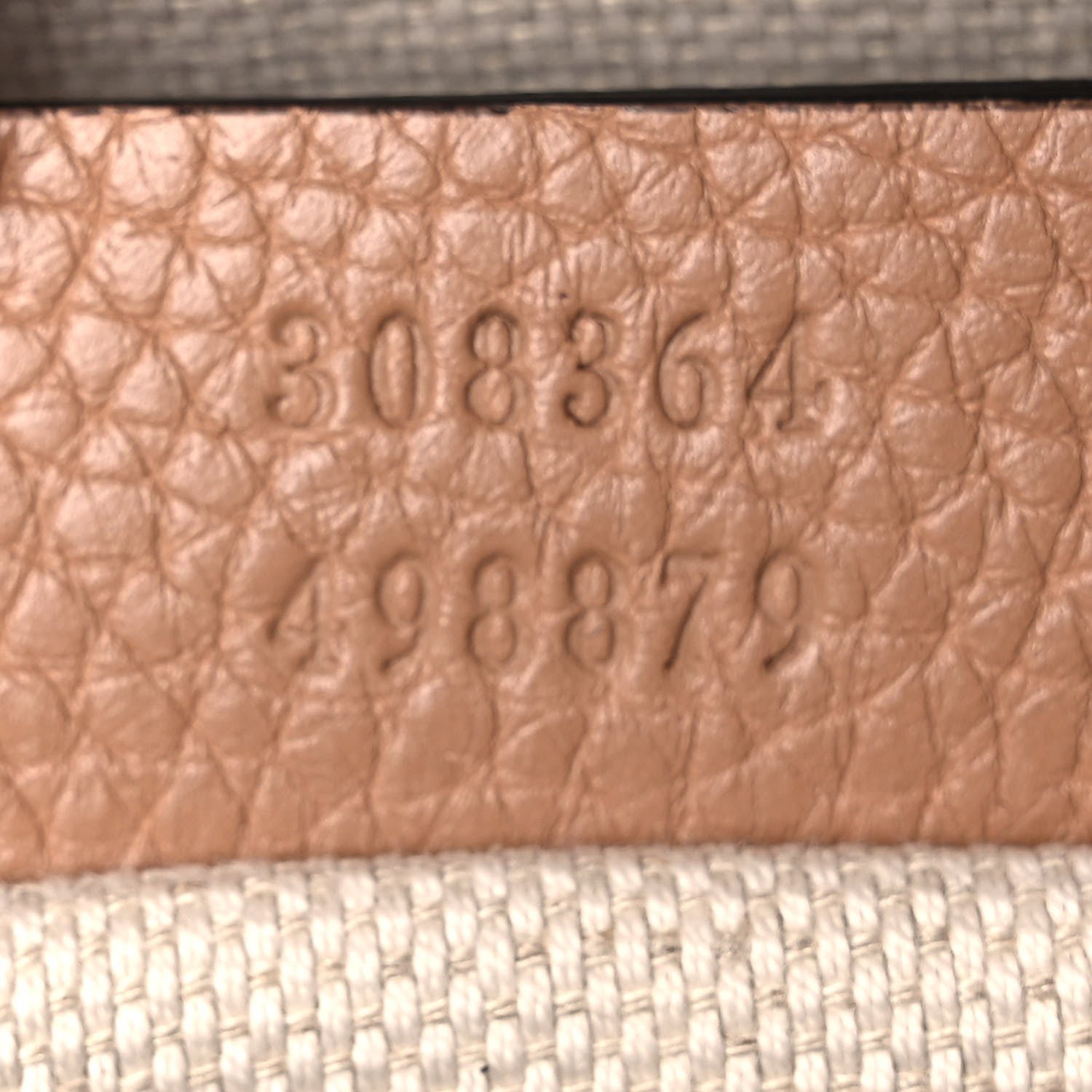 Gucci Pebbled Calfskin Small Soho Disco Bag Camelia 7 of 16