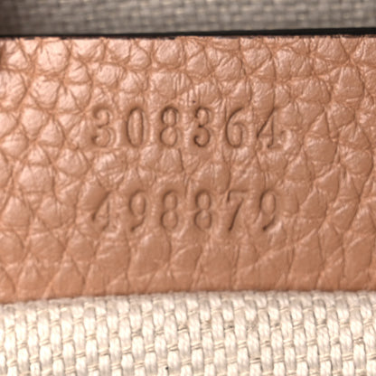 Gucci Pebbled Calfskin Small Soho Disco Bag Camelia 7 of 16
