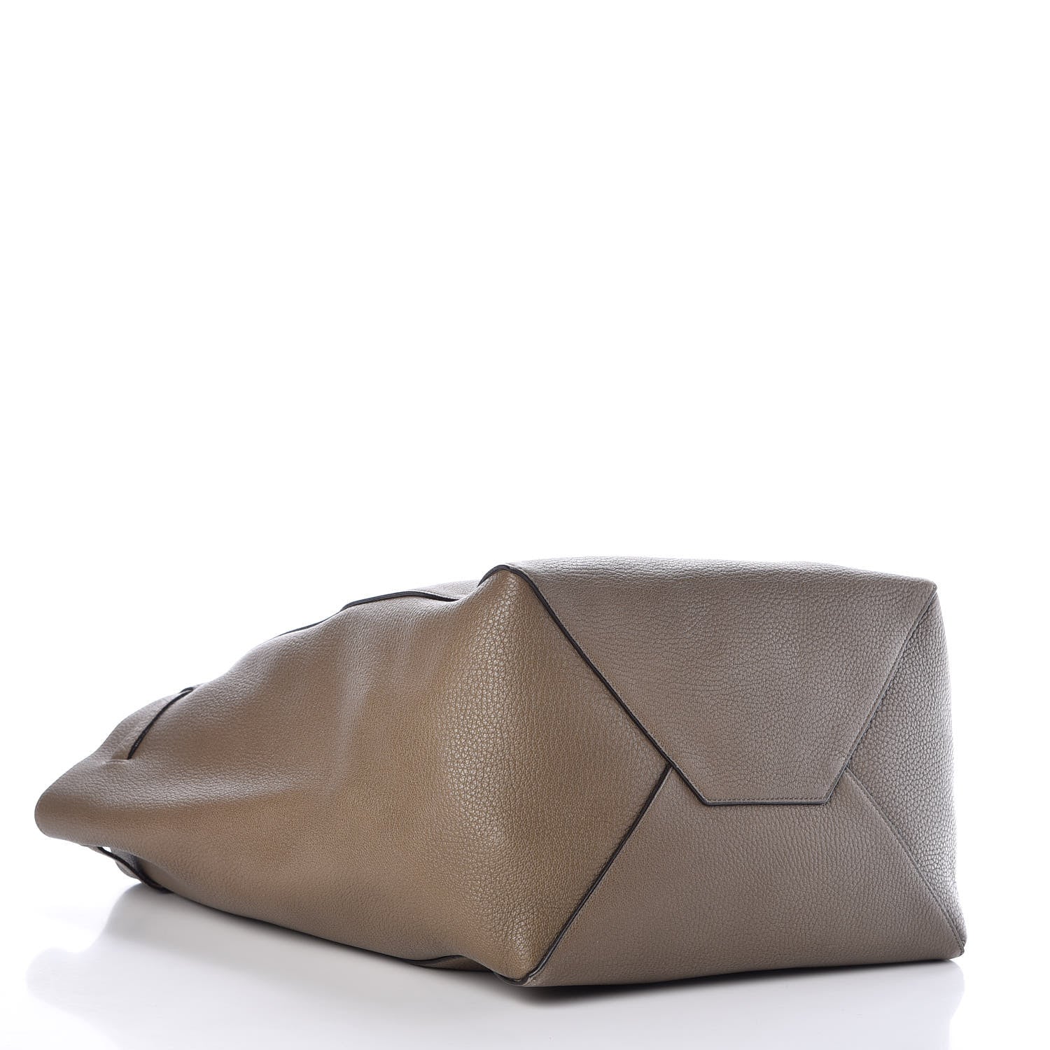 Celine Soft Grained Calfskin Medium Belt Cabas Phantom Souris 4 of 15