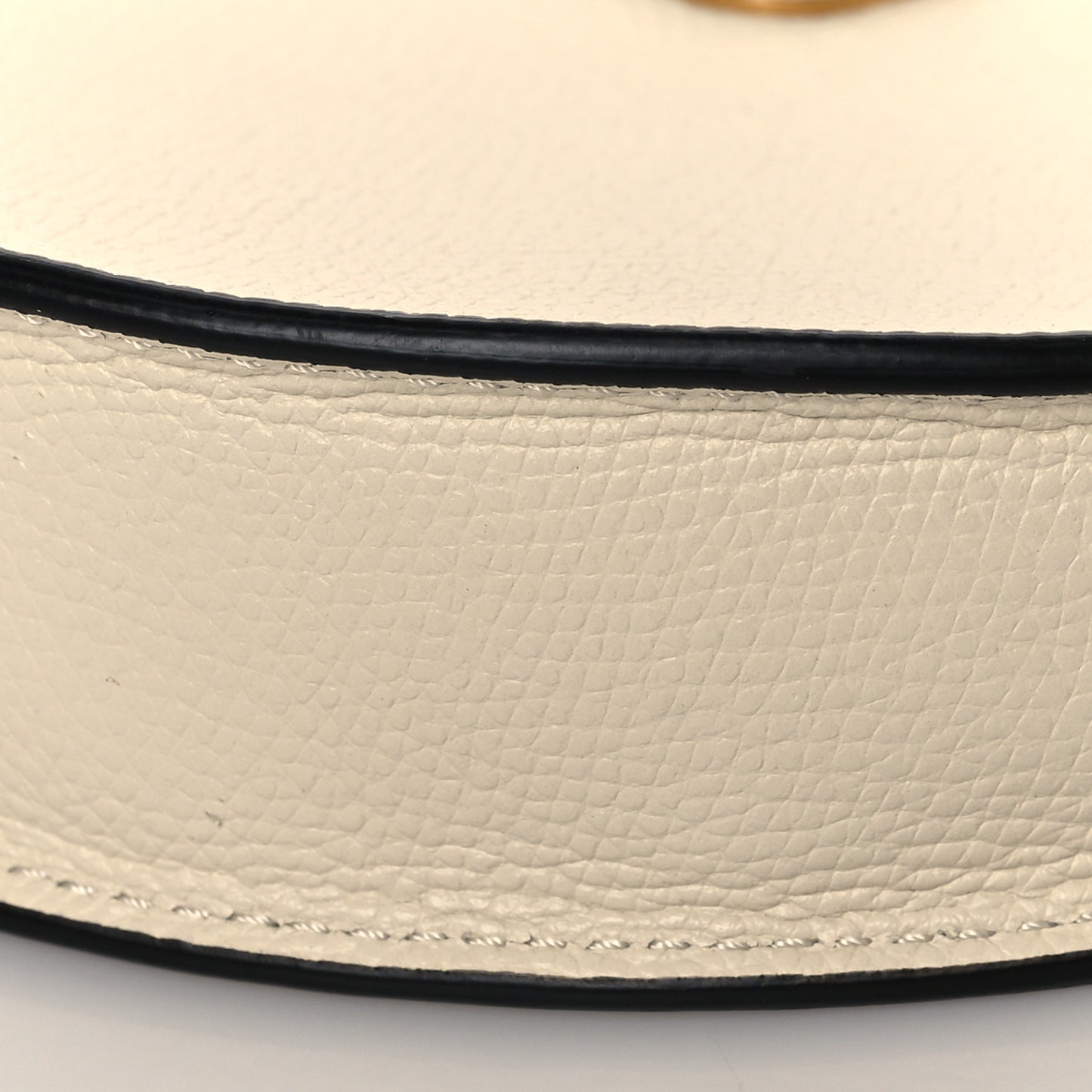 Calfskin Mini Vlogo Hobo Bag White