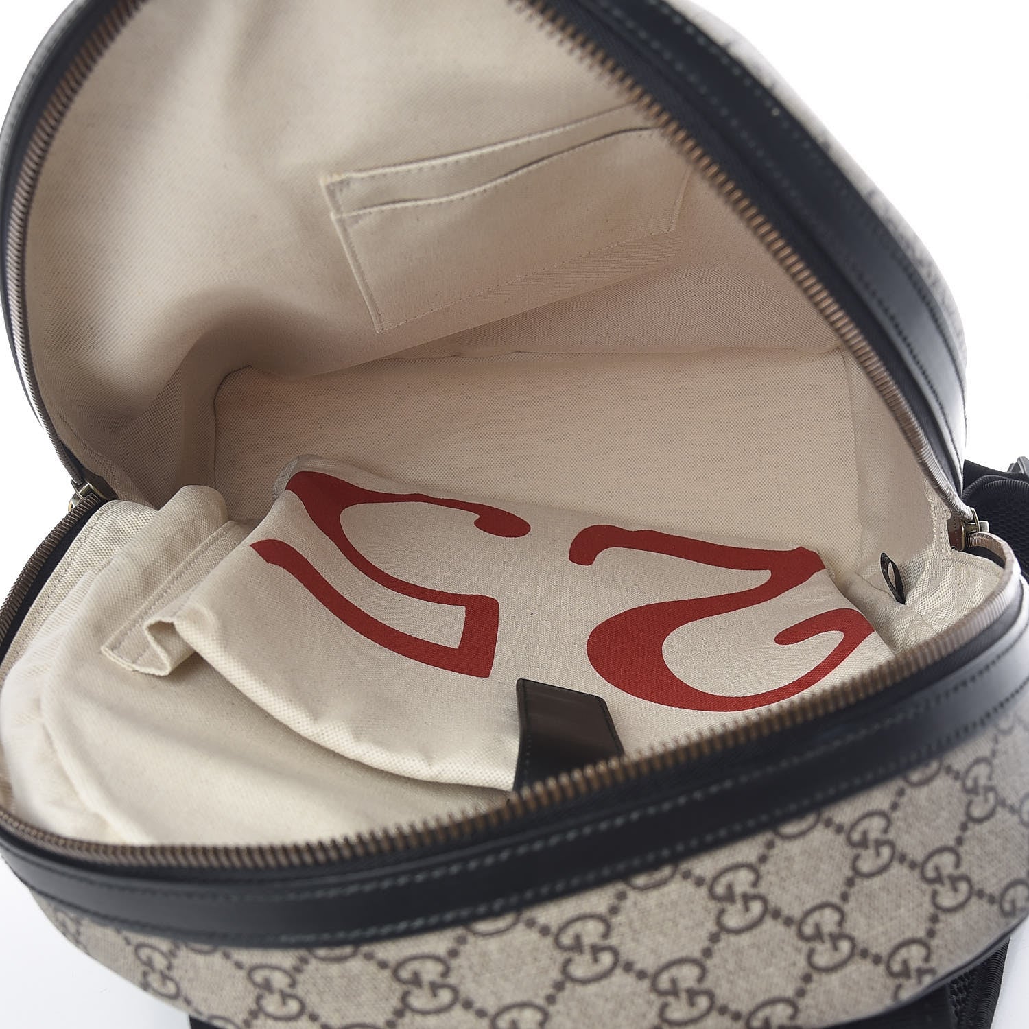 Gucci GG Supreme Monogram Wolf XXV Hollywood Print Dome Backpack 7 of 10