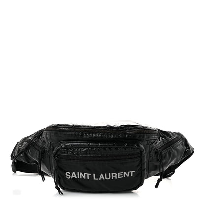 Saint Laurent Nylon Logo Nuxx Body Belt Bag Black 1 of 8
