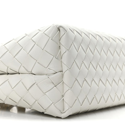 Bottega Veneta Nappa Intrecciato Small Andiamo Shoulder Bag White 8 of 9