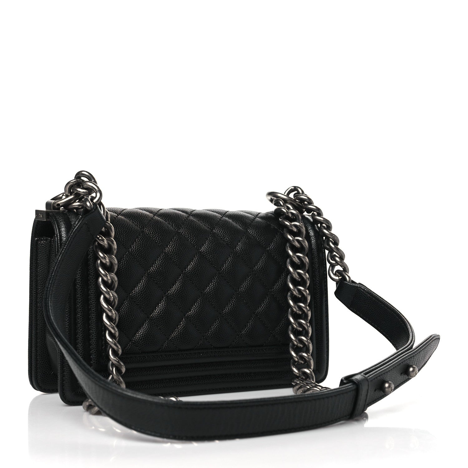 Chanel Caviar Quilted Small Boy Flap Black 3 of 10