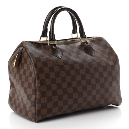 Louis Vuitton Damier Ebene Speedy 30 3 of 9