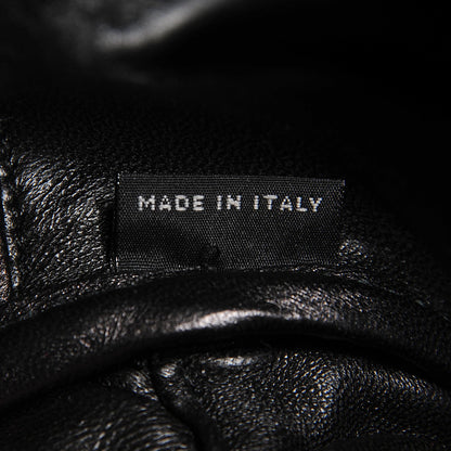 Prada Nappa Bow Crossbody Clutch Black Fuoco 8 of 9