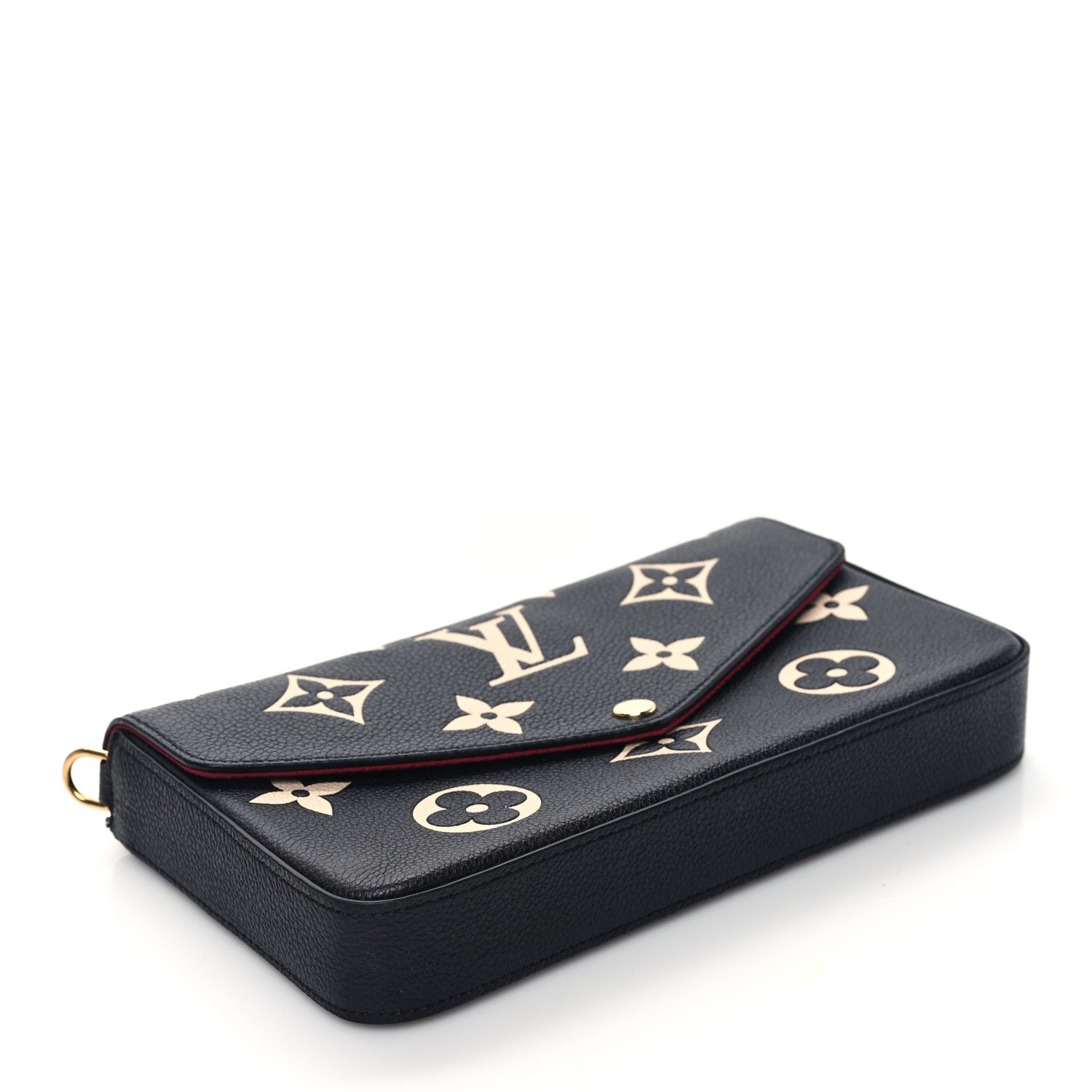 Louis Vuitton Empreinte Monogram Giant Felicie Pochette Black Beige 5 of 12