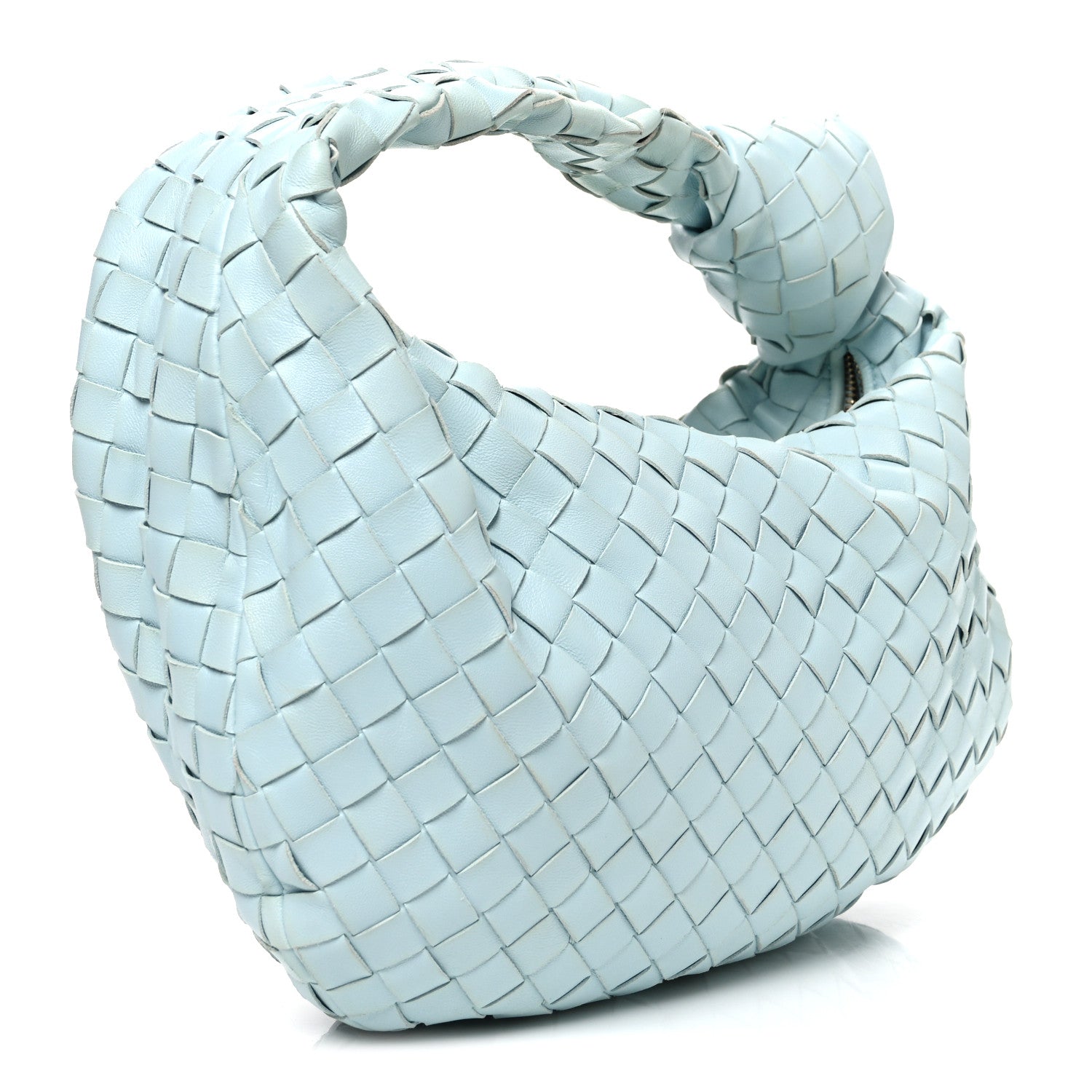 Bottega Veneta Nappa Intrecciato Teen Jodie Hobo Teal Washed 3 of 11