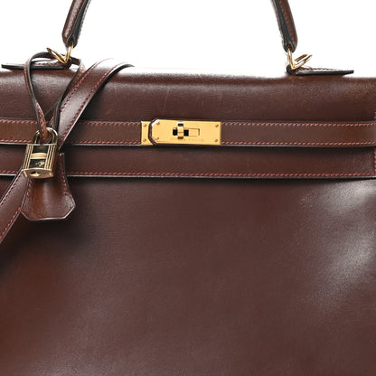 Hermes Box Kelly Retourne 35 Havane 8 of 13