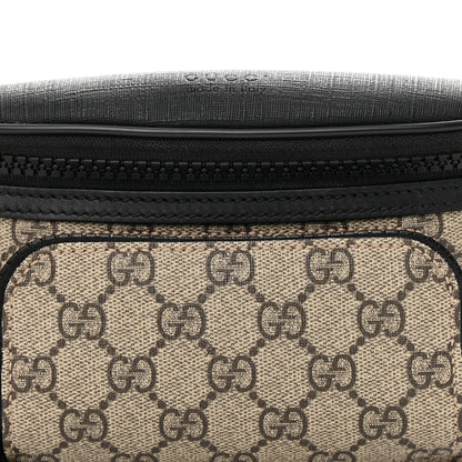 Gucci GG Supreme Monogram Belt Bag Black 8 of 15