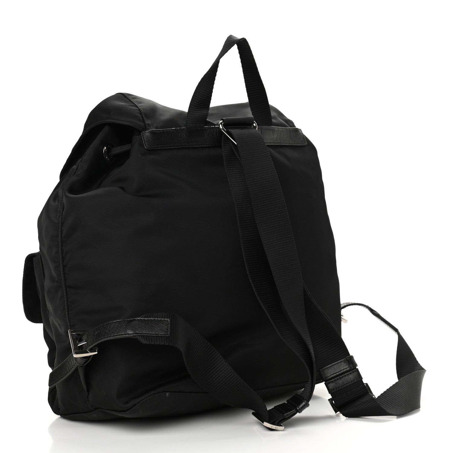 Prada Nylon Vela Medium Backpack Black 3 of 9