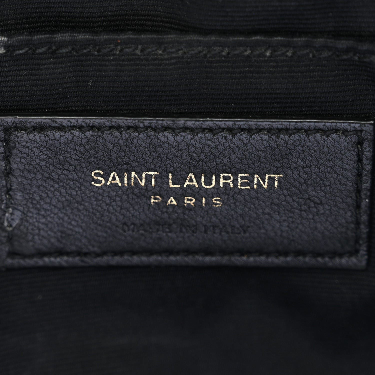 Saint Laurent Calfskin Matelasse Monogram Lou Camera Bag Black 6 of 13